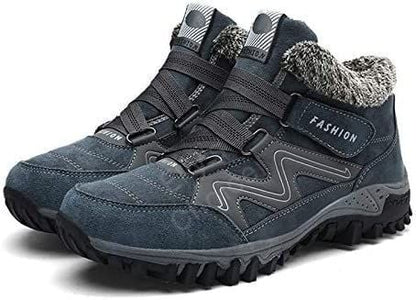 ONFLEEK™ SNOWY VILLI LEATHER ANKLE BOOTS