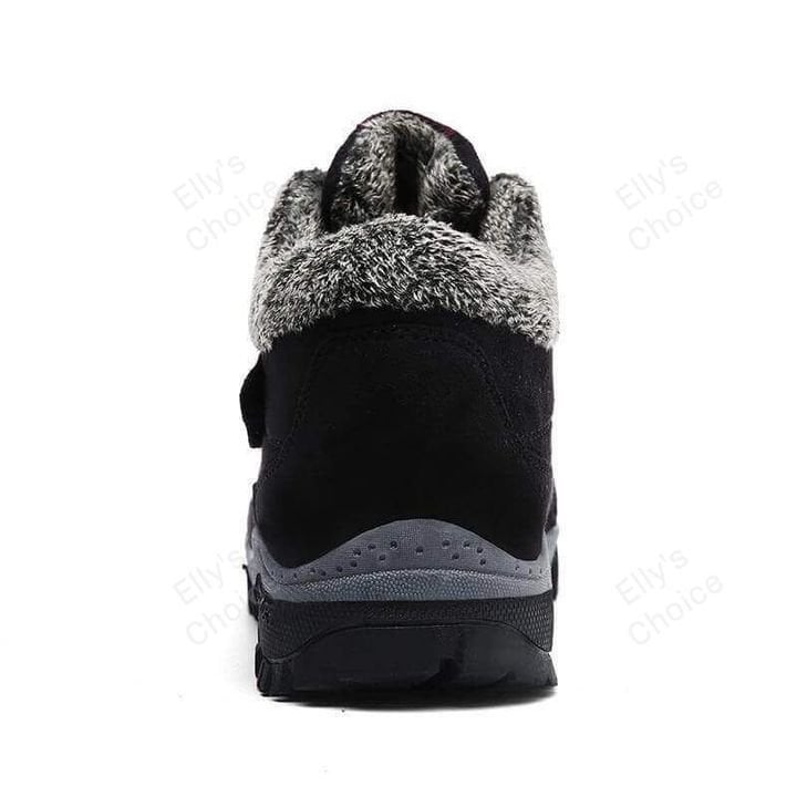 ONFLEEK™ SNOWY VILLI LEATHER ANKLE BOOTS