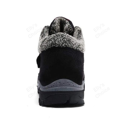 ONFLEEK™ SNOWY VILLI LEATHER ANKLE BOOTS