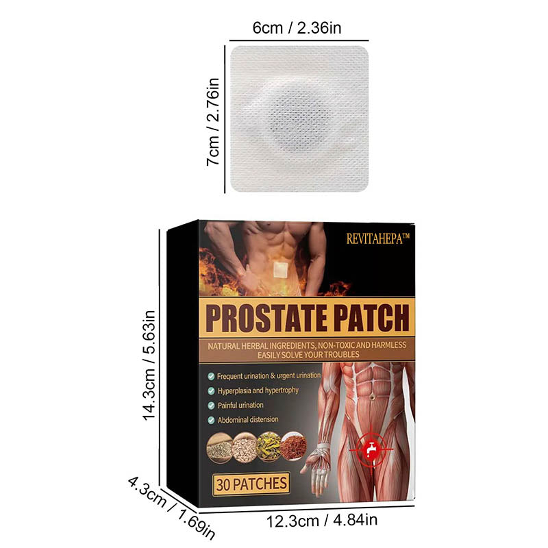 REVITAHEPA™ Prostate Treatment Patch (30pcs) 【🚀Guarantee male health🏆 lucky🌟 happy🎁】