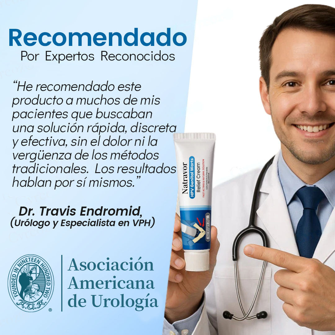Crema Natravor™ para el alivio de las verrugas genitales causadas por el VPH ✅ ¡70 % de descuento! ¡Termina en 10 minutos!