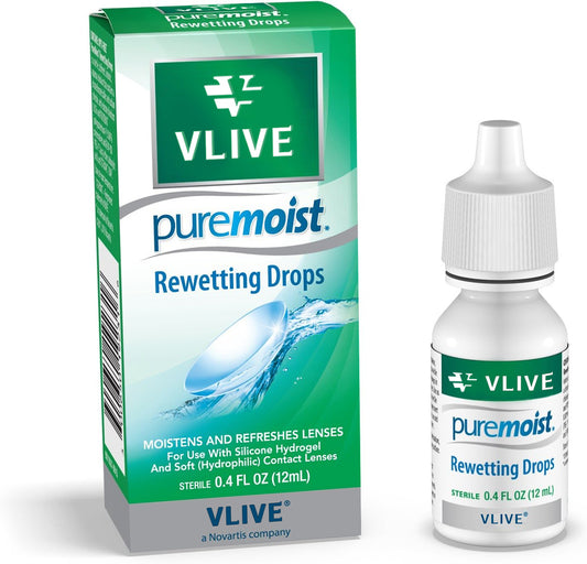 Vlivey® Puremoist Rewetting Drops, 12-mL