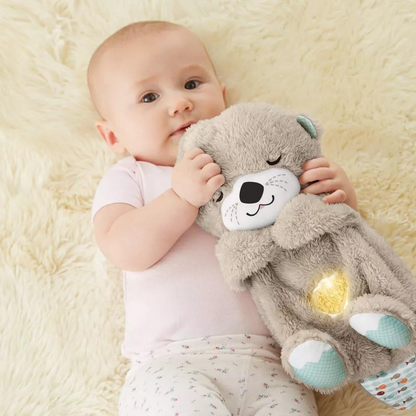 Mush Sleepy Otter Portable Plush Sound Machine with Music Lights & Breathing Motion