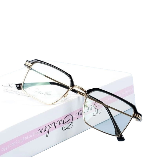 Men’s Photochromic Blue Light Blocking Glasses – Clear to Tinted, HD Vision Frame