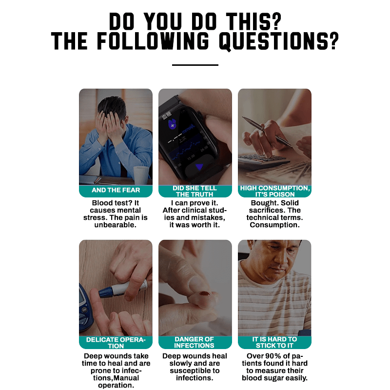 Precision Glucose Monitoring Premium 👨‍⚕️Non-invasive Medical Device