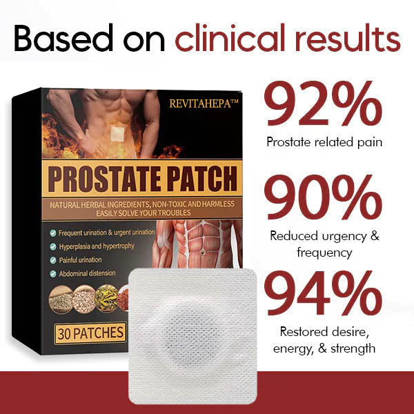 REVITAHEPA™ Prostate Treatment Patch (30pcs) 【🚀Guarantee male health🏆 lucky🌟 happy🎁】
