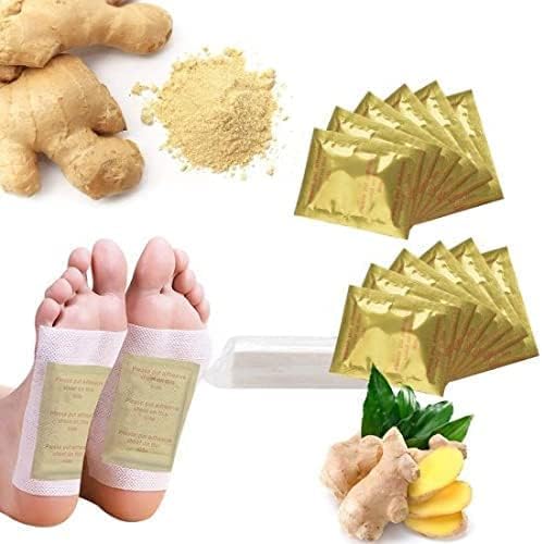 Detox Foot Patches, Pain Free Foot Pads for Stress Relief Sleep, Remove Toxins Cleansing Detox Foot Patches Kit for Release Body (10)