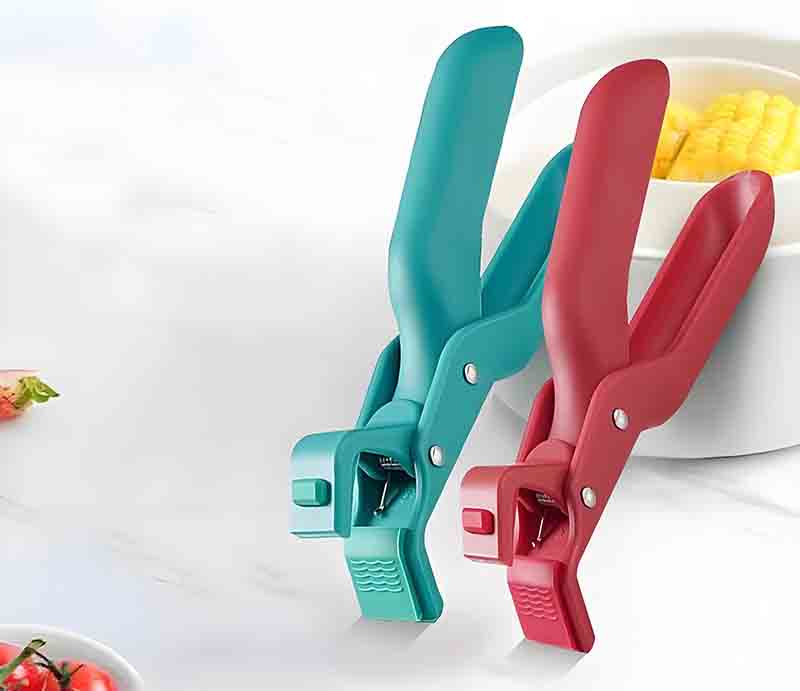 Heat-Resistant Bowl Lifter Tongs – Non-Slip Silicone Kitchen Plate & Pan Gripper