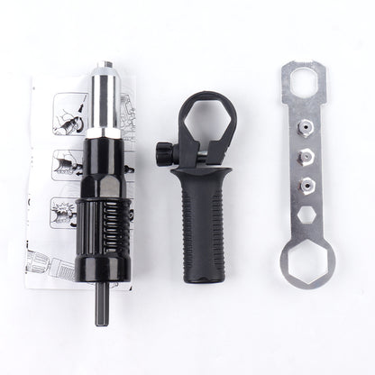 Aluminum Alloy Rivet Gun Adapter for Electric Drill – Cordless Riveting Tool Attachment